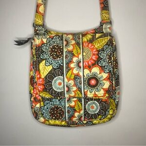 Vera Bradley Crossbody Bag Mid Medium Size Colorful Pattern Crossbody Purse